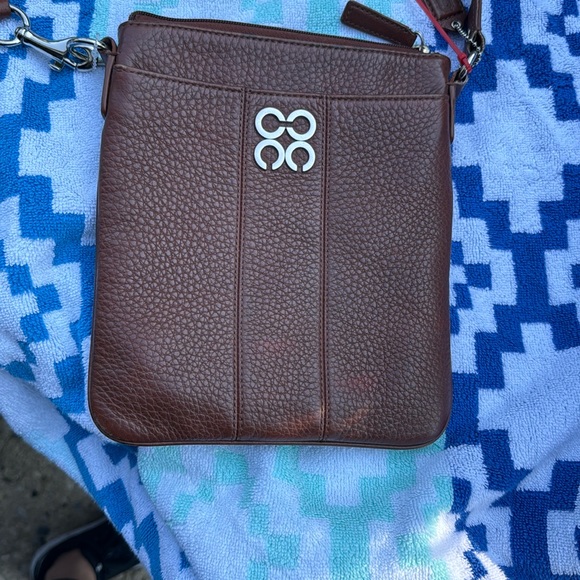 COACH 4C North South Pebble leather Crossbody Brown #C1069-43805 - Picture 1 of 11